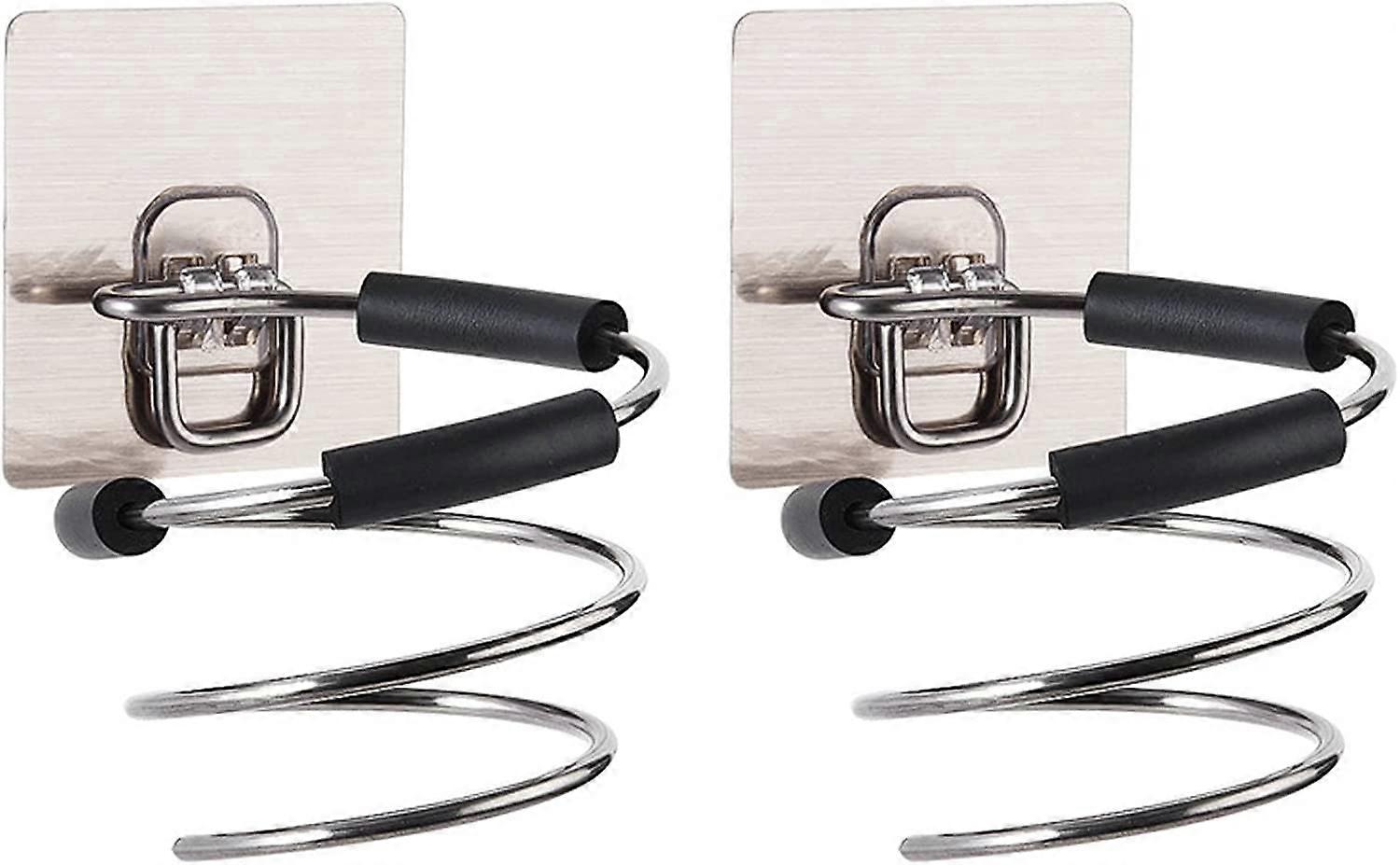 2 Pack Hairdryer Holder Station Wall Mounted
