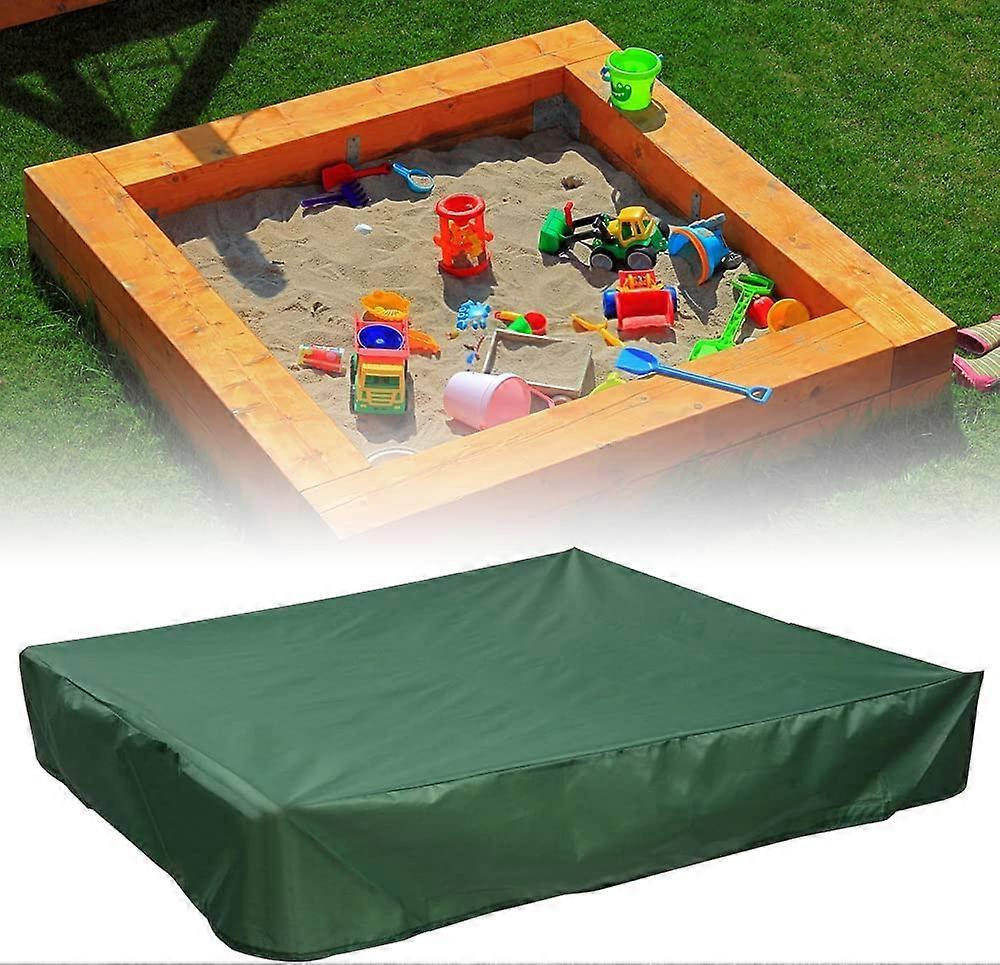 Sandpit Cover Waterproof Cover with Drawstring, Green