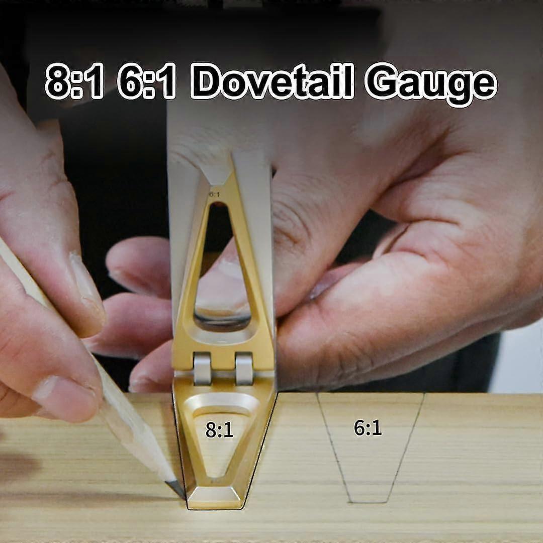 Multi Angle Scribing Woodworking Ruler, Dovetail Tenon Gauge, Right ...