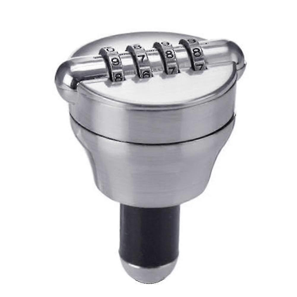 4 Digits Zinc Alloy Wine Bottle Stopper Cork Combination Safe Password Lock
