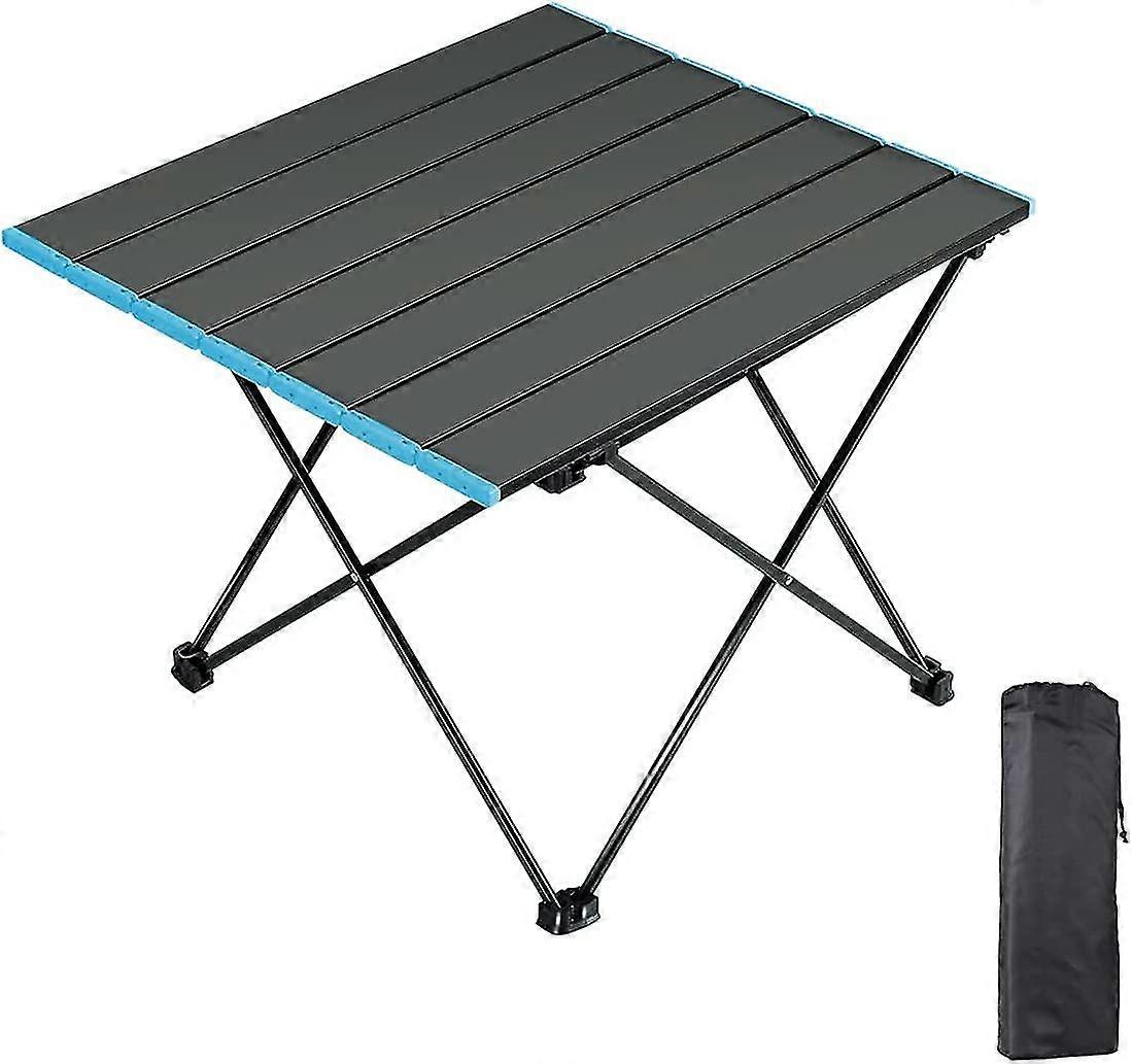Folding Camping Table, Aluminum Ultra Lightweight Portable Folding Table With Bag, Folding Camping Table Prefect For Picnic Camping Fishing Beach Hiki