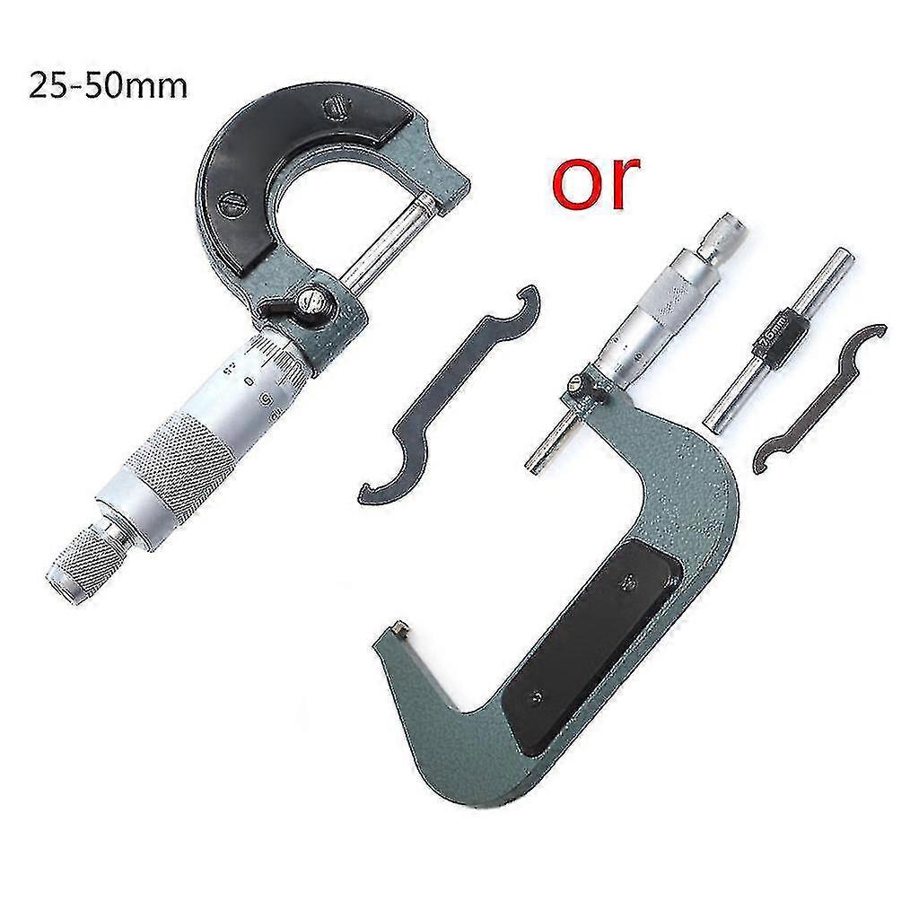 Micrometer 25-50/50-75/75-100mm Metric Carbide Gauge Standards Caliper