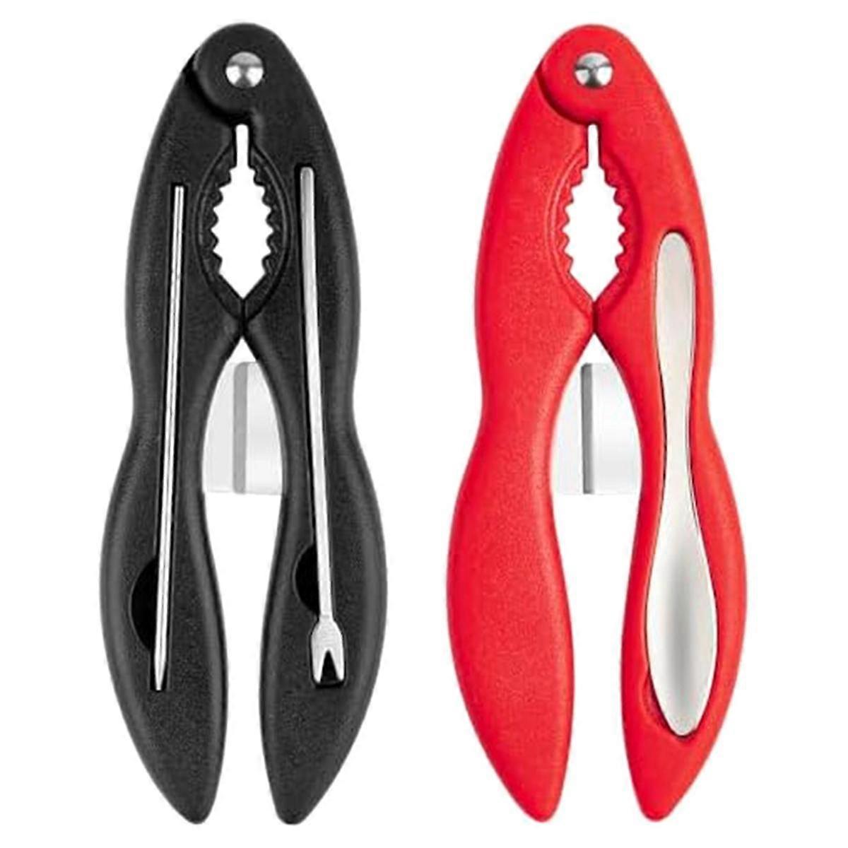 2PCS Crab Crackers and Tool Multifunctional Crab Leg Cracker Efficient Lobster Crackers Sturdy Seaf