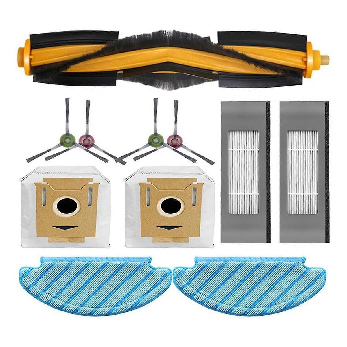 For Deeboot N10 / N10 Plus Robot Vacuum Cleaner Spare Parts Main Side Brush Hepa Filter Mop Cloth