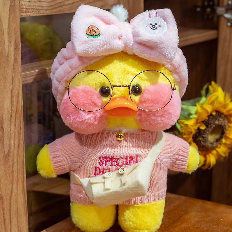 Plush Doll Café Mimi Stuffed Duck Plush Doll Duck Gift, 30 cm / 12 polegadas