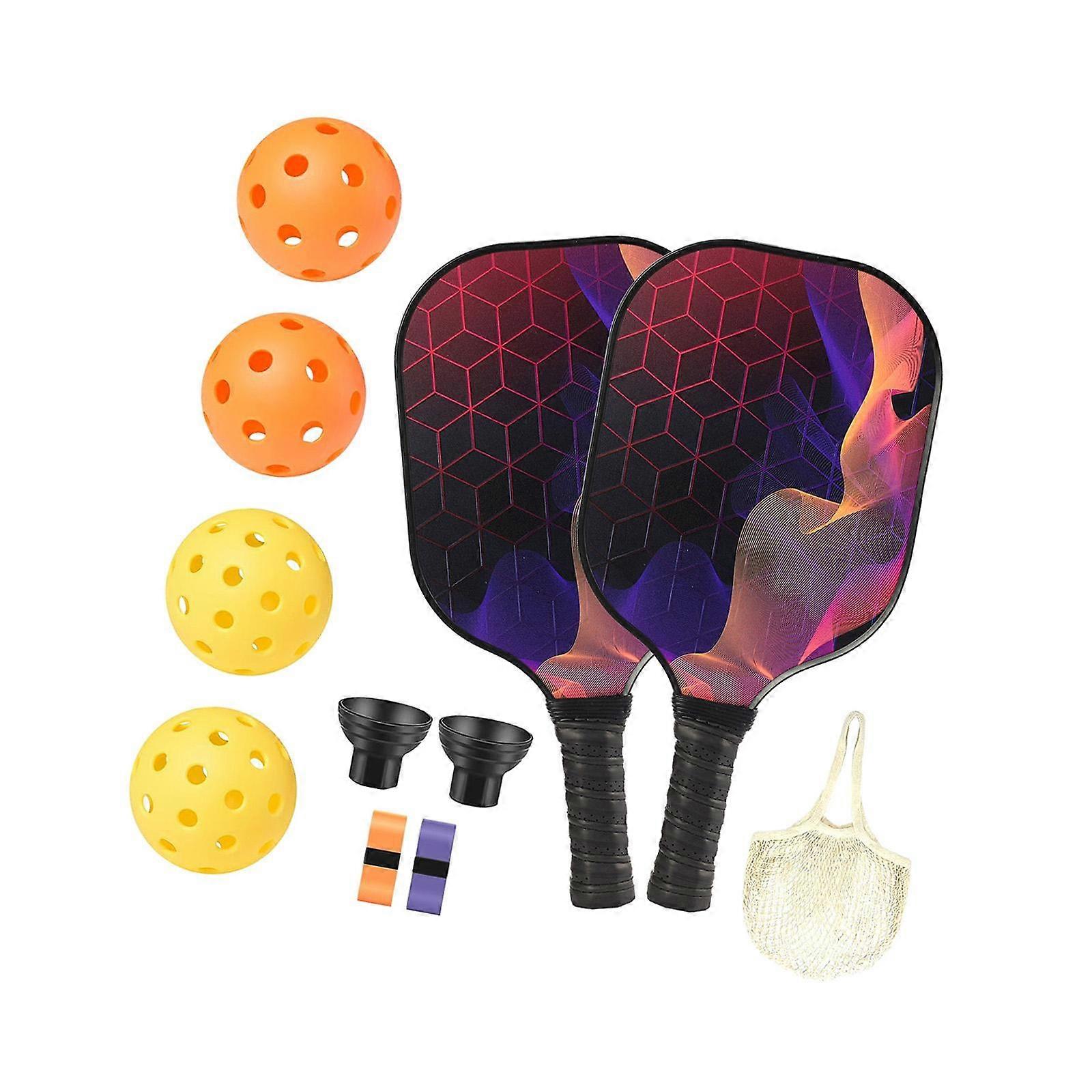 Pickleball Racket Portable Non Slip Handle Ergonomic Grip Pickleball Racquet Style A