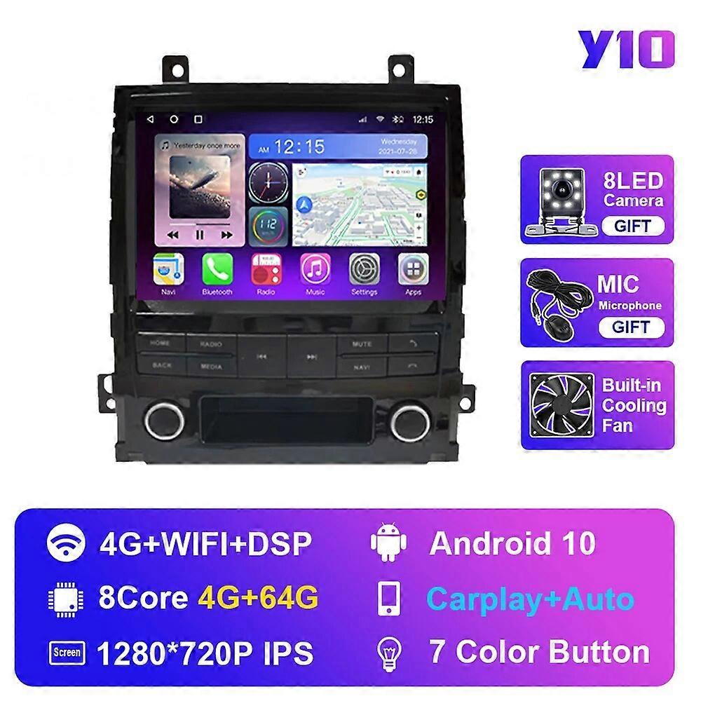 Carplay Android Auto Car Radio Multimedia Player For Cadillac Escalade 2006-2013 Navigation GPS Wifi 4G WIFI DVD 2 Din