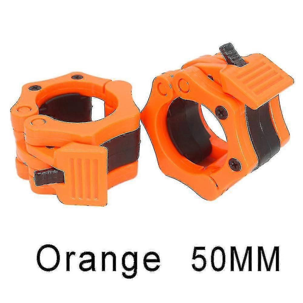 2 قطعة / الكثير قفل الحديد 50 ملليمتر أطواق الحديد كليب الدمبل قفل رفع الوزن الحديد المشابك اللياقة البدنية الجسم