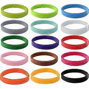 15 Pieces Puppy Id Collars, Adjustable Soft Puppy Kitten Collars, Compatible With Newborn