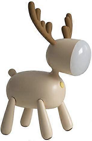 Milk Tea Bedside Lamp Adjustable Brightness Bedroom Decor Children's Gift