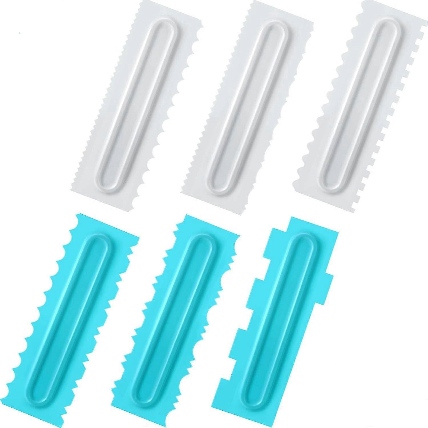 Cake Scraper Set - Decorating Comb and Icing Smoother for Cake Decoration