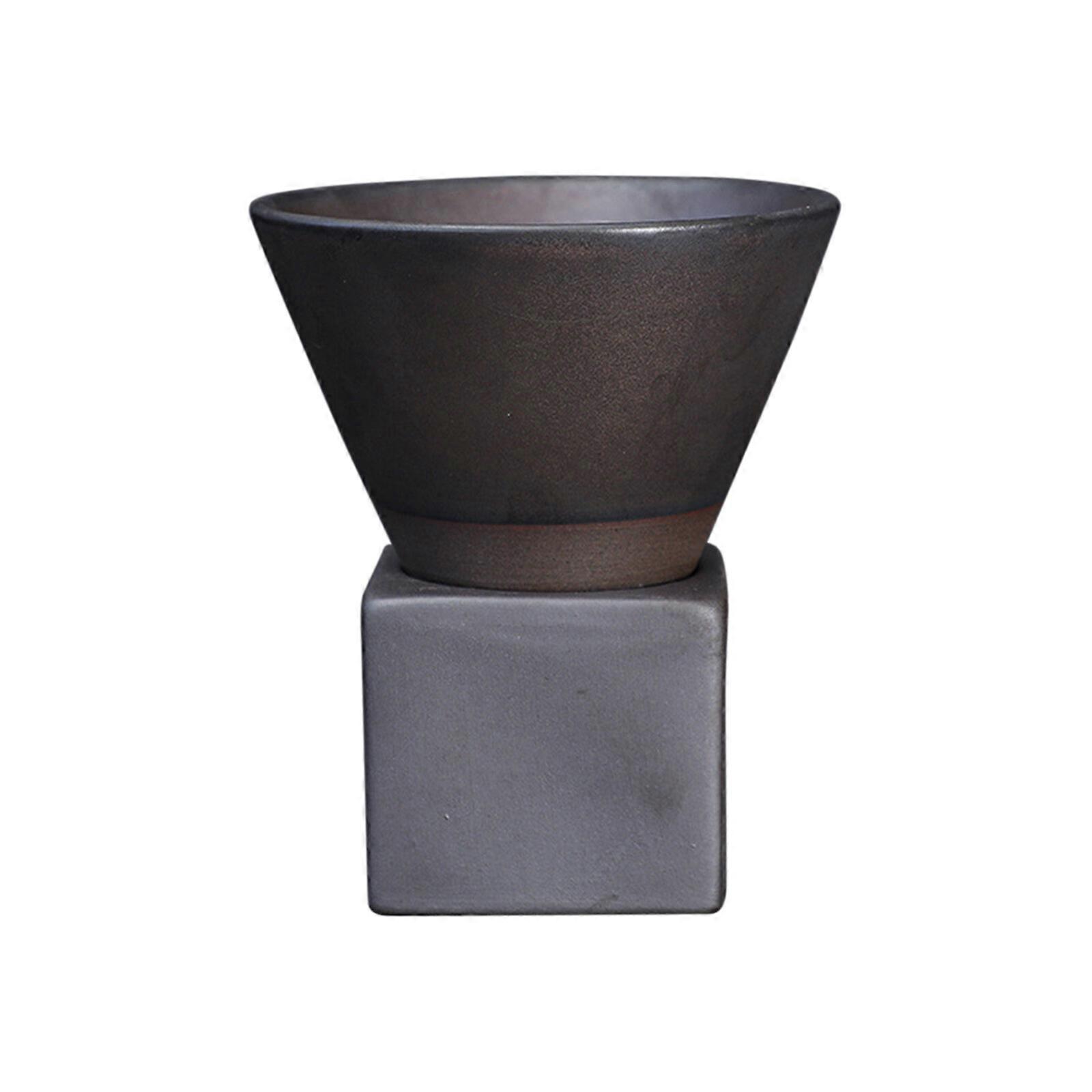 Japanese Rough Pottery Mug Cup, simple style multi-function ceramic coffee cup