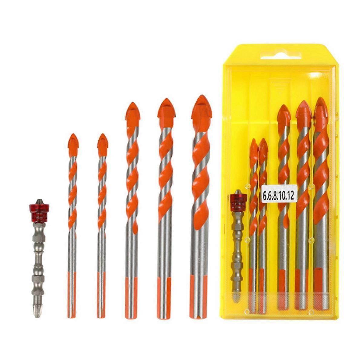 Hand Drill Accessories Triangle Drill Bit Combination Tool Set is Used for Maintenance and Replacement.