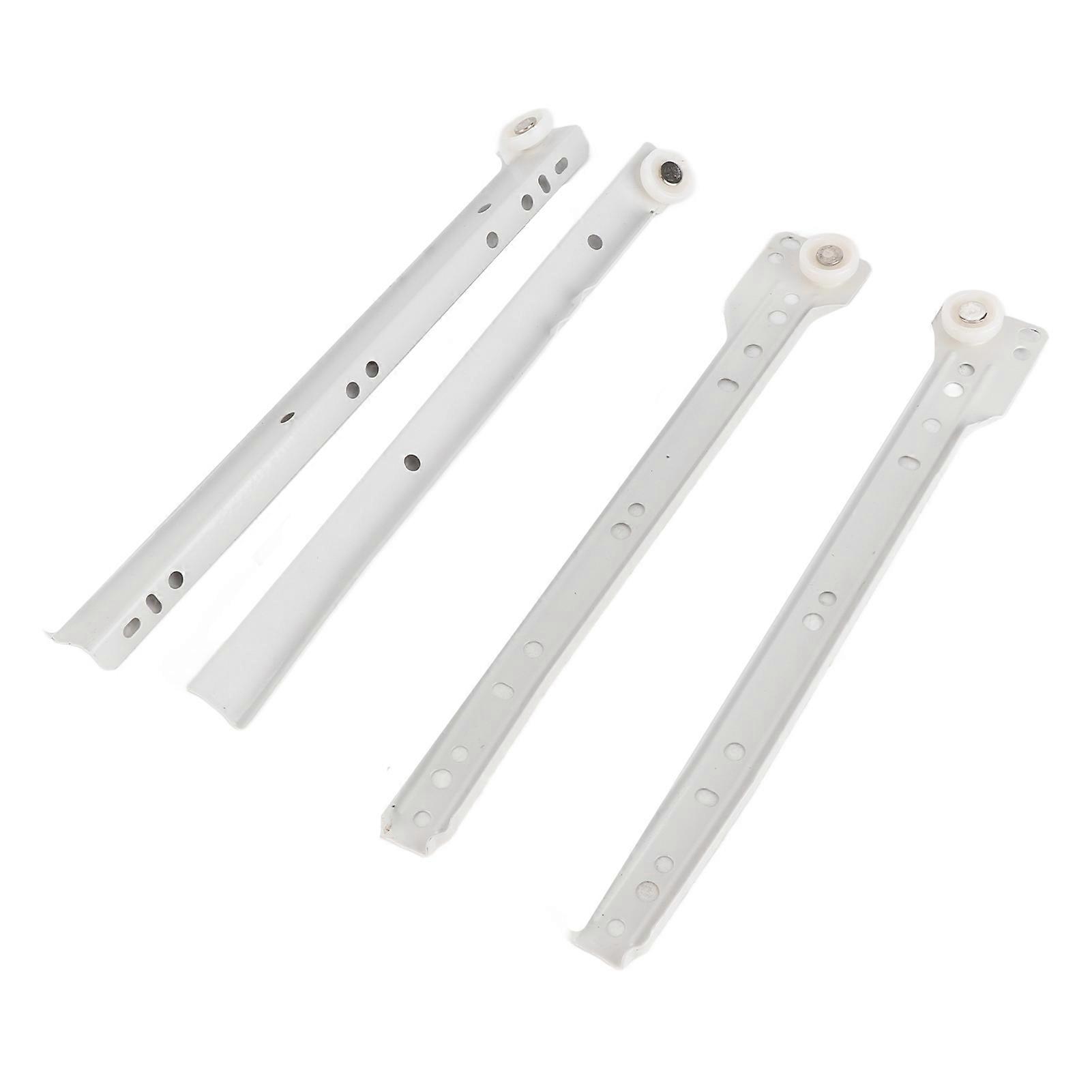 Skuff Slide Kit Kaldvalset Stål Tykne Skap Spor Rail Møbler Hardwares