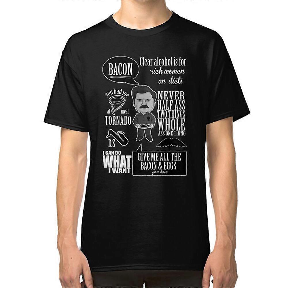 Ron Swanson Montage Tişört