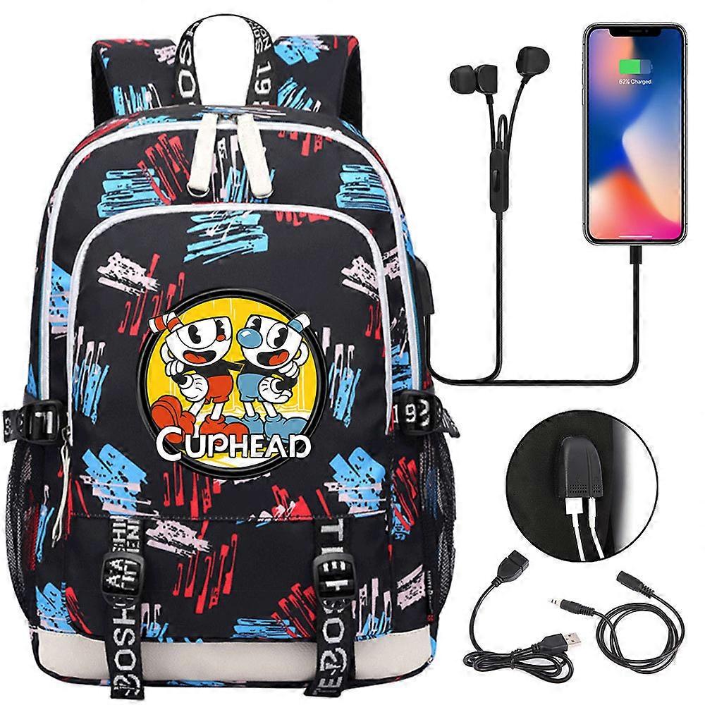 cuphead mini backpack Woodyotime And Mugman Show Cuphead And Mugman Show Girls Boys Casual Travel Schoolbag for Students, Blue-style, One Size, Travel Backpacks : Buy Online at Best Price in KSA This pin set contains 2 pins that are blue and red in color and featuring CupHead and Mugman flying an airplane My daughter wanted a Cuphead