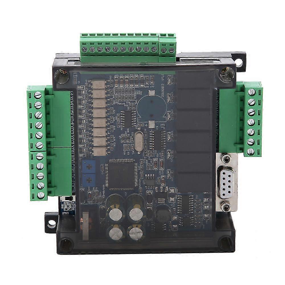 PLC Industrial Control Board FX3U-14MR with 8 Inputs, 6 Outputs, Programmable Controller, 12K100K High-Speed Counting, and Analog IO Support
