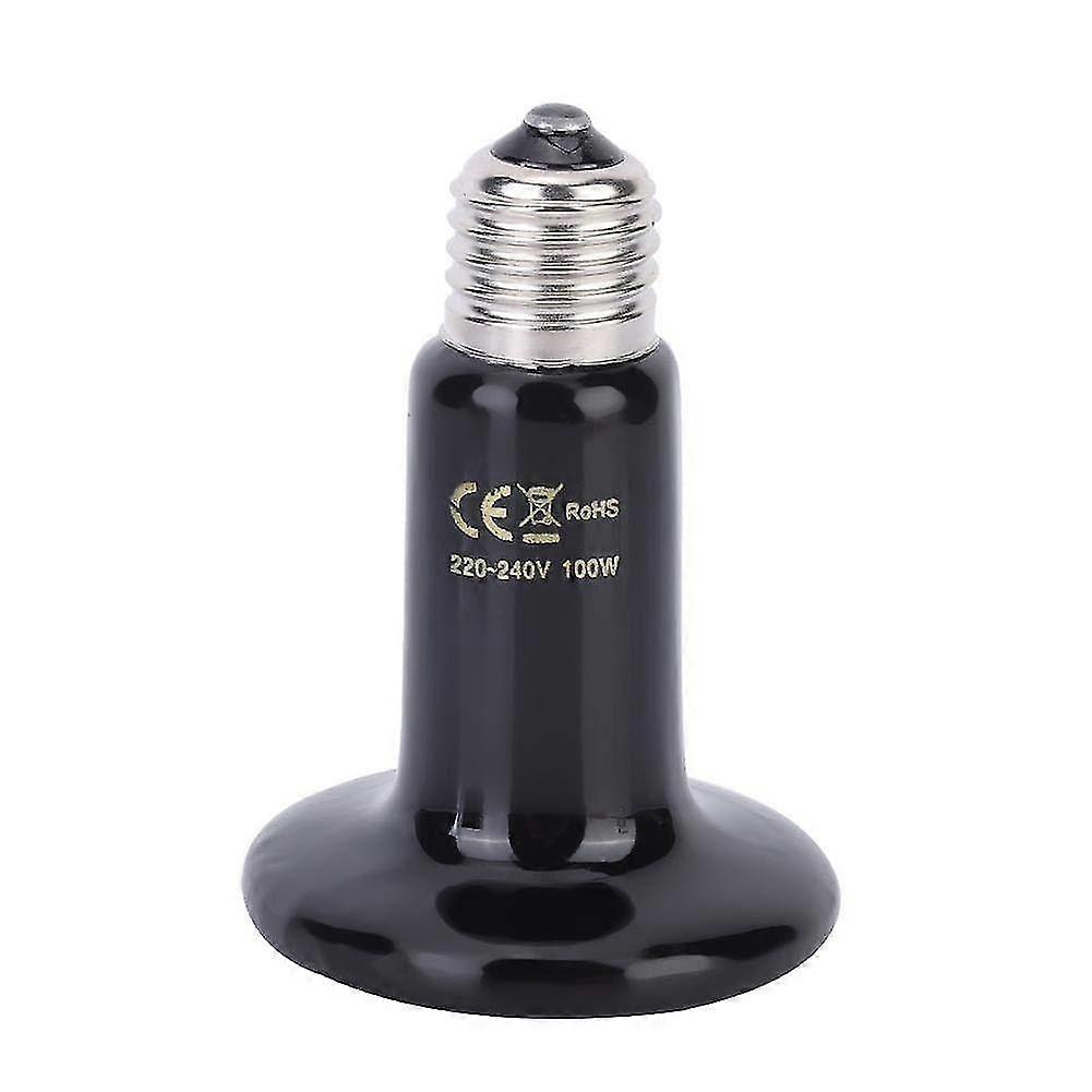 Ceramic Heat Lamp Reptile Ceramic Heat Lamp Black Reptile (200w)