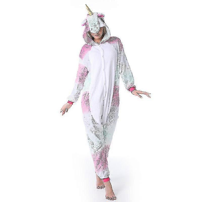 القفز النمر طويل الأكمام Onesie الرجال النساء الفانيلا الدافئة الباندا بيجامة قطعة واحدة الكبار الحيوانات بيجاما Onesies