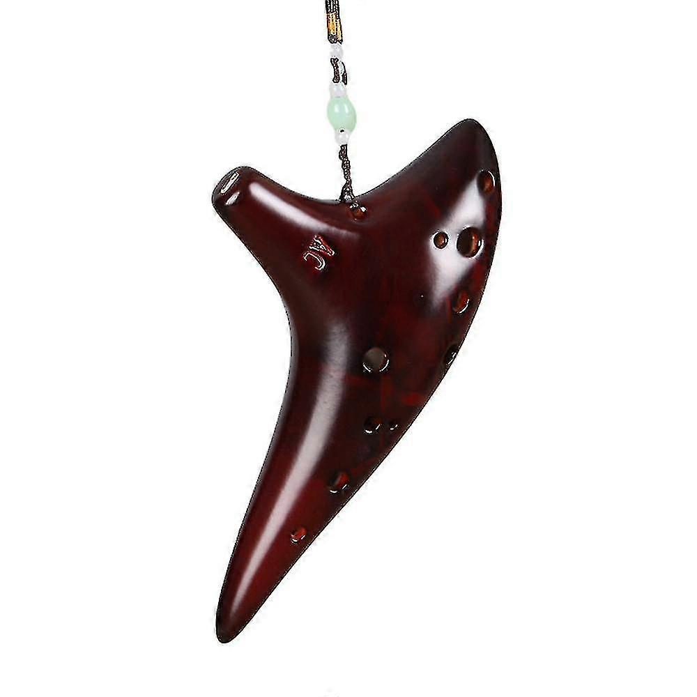 12 Hole Smoked Music Ocarina Submarine Style Music Lover Instrument