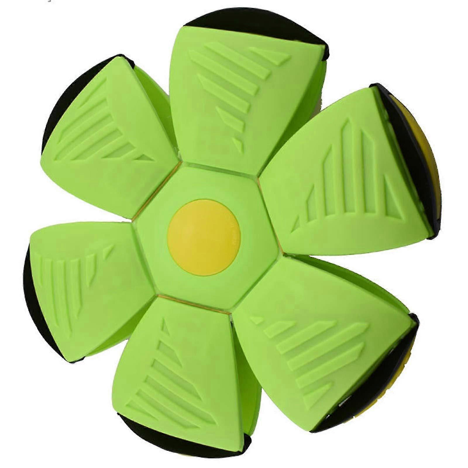 マジックUFOボール変形ボールUFOフライングUFOフラット投げディスクボールとリードライトおもちゃキッド屋外ガーデンビーチ