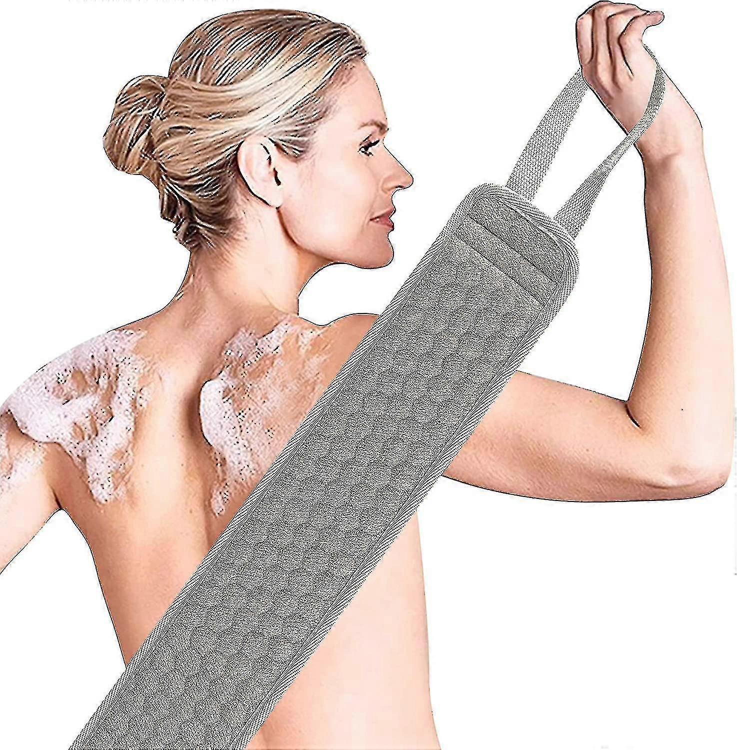 Exfoliating Back Scrubber Sponge Pad Set For Shower, Bath Shower Scrubber-MXBC