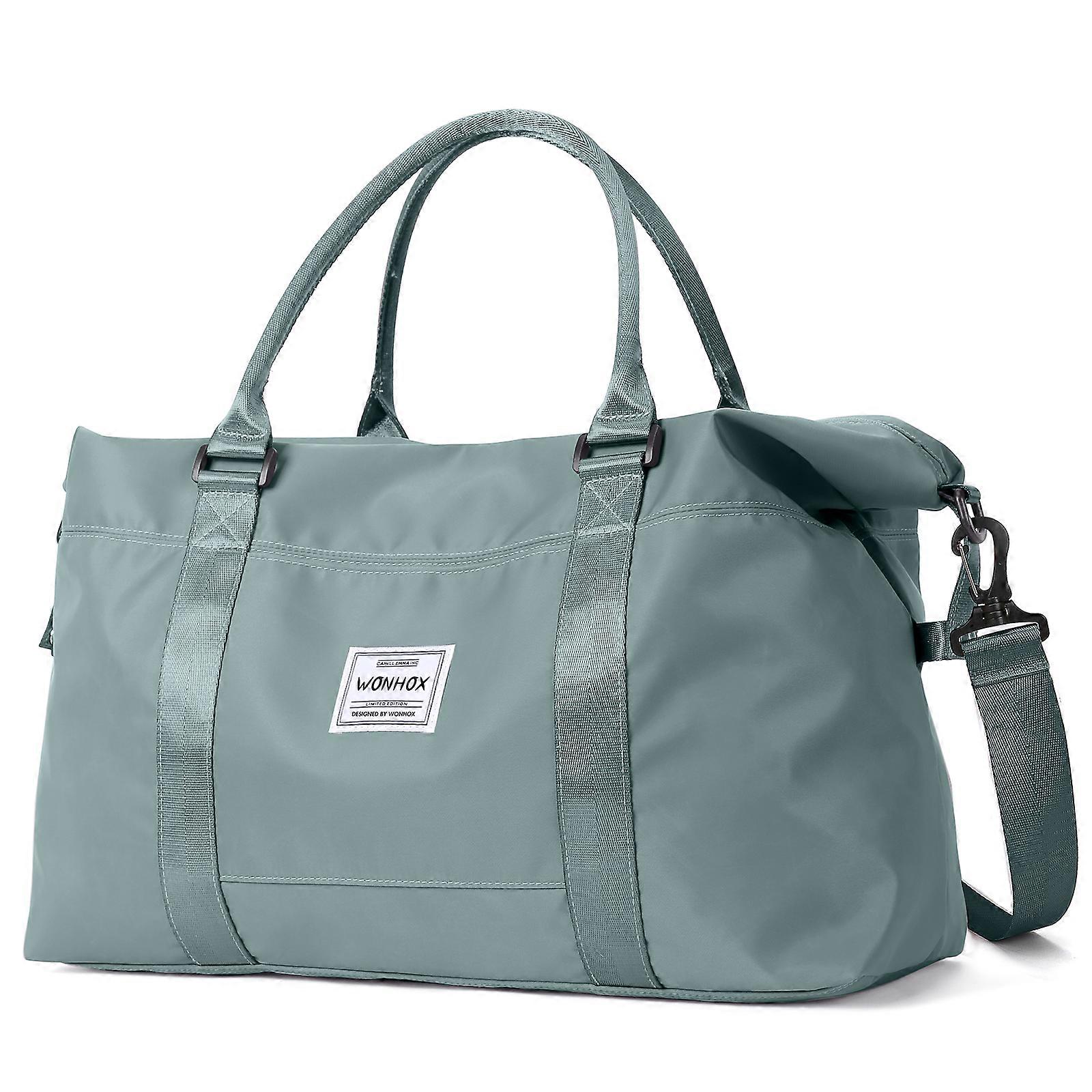 תיק נסיעות, תיק כושר Duffel עמיד למים עם תיק Crossbody, Weekender לשאת על תיקי לילה לנשים, תיק בית חולים Duffel