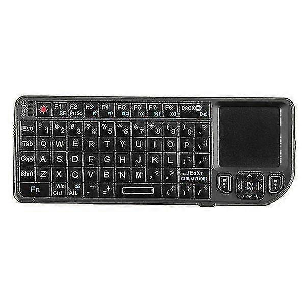 2.4G Wireless Backlit Mini Touchpad Tastatură Airmouse Air Mouse Laser Pointer Prezentator pentru TV Box M