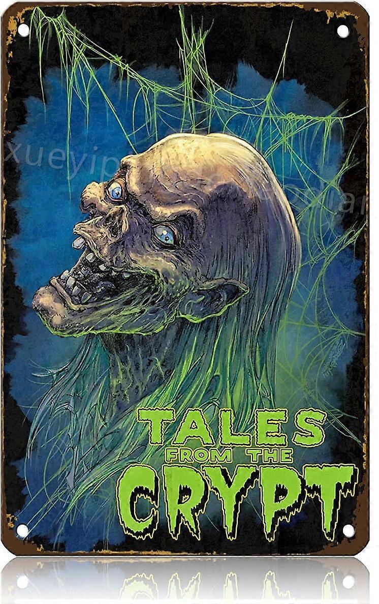 テイルズフロムザクリプトホラーテレビポスターメタルブリキサインヴィンテージ壁の装飾12x8インチ-3