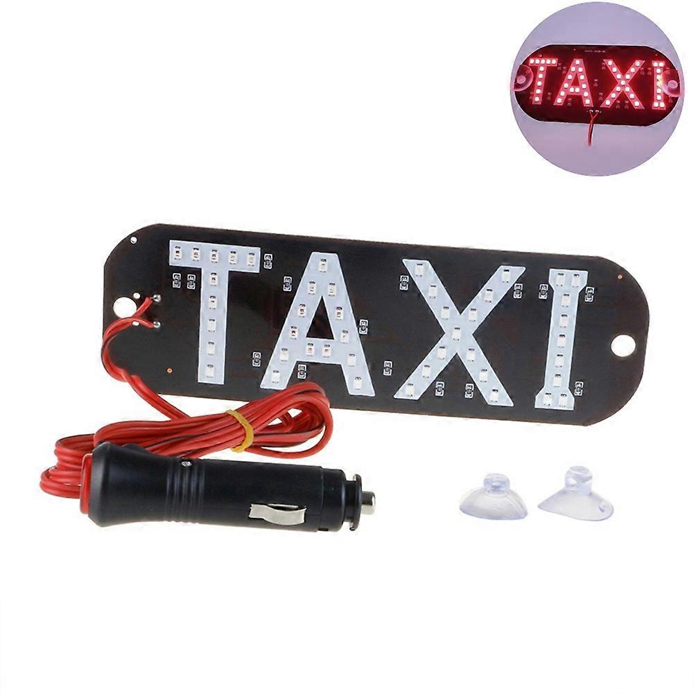 Taxi LED License Plate Car Light Windscreen Cab Indicator Inside Signal Lamp