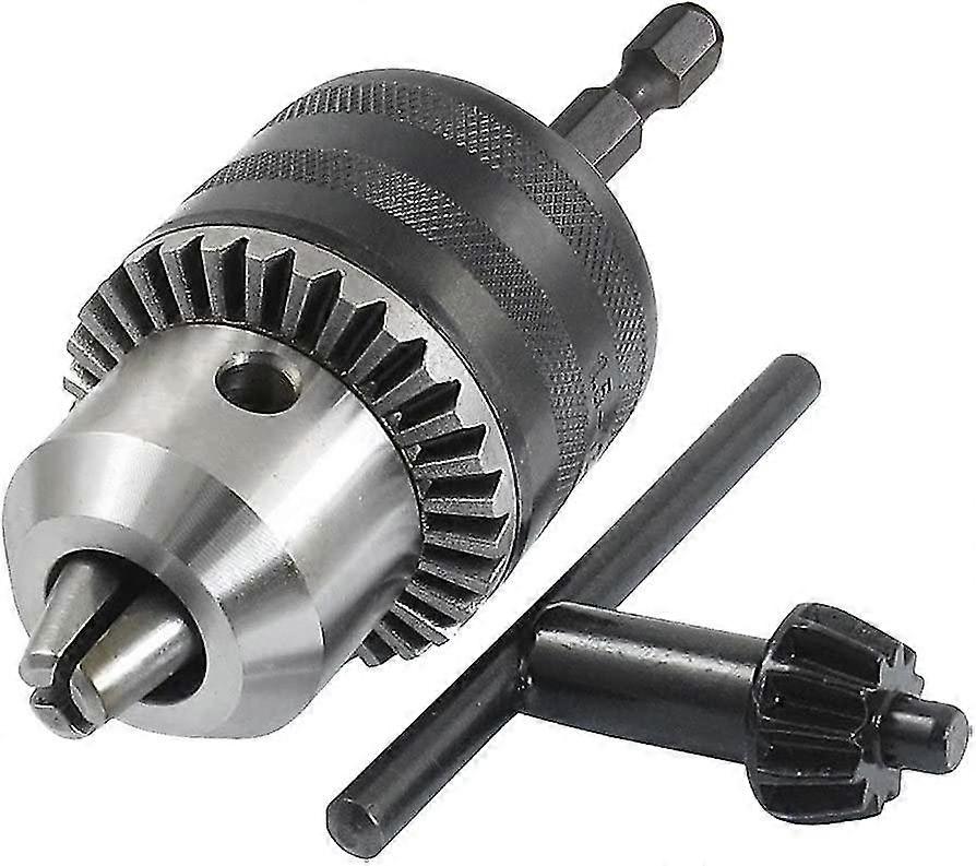 1.5-13mm 6.35mm Hex Shank Drill Chuck Quick Change Chuck With Key For Drilling