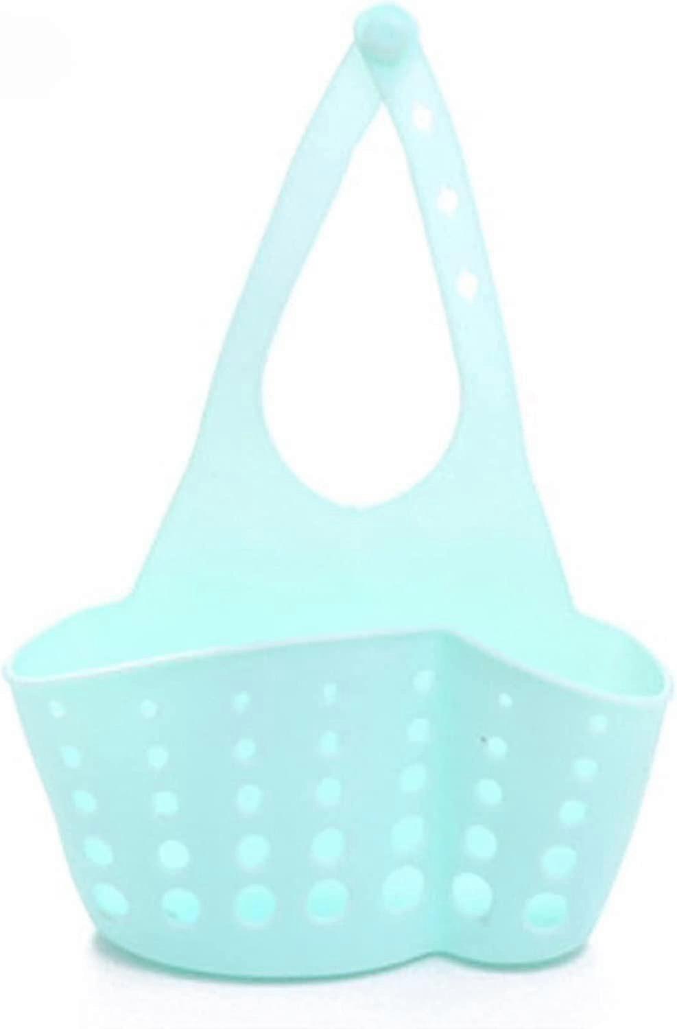 Kitchen Sink Hanging Basket Adjustable Snap Sponge Drain Rack For Washing Tools (b-l2)