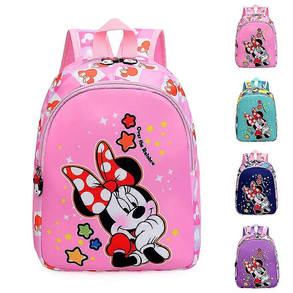 Minnie Mouse Backpack For Girls Kids School Bags Bookbag Lightweight Travel Rucksack
