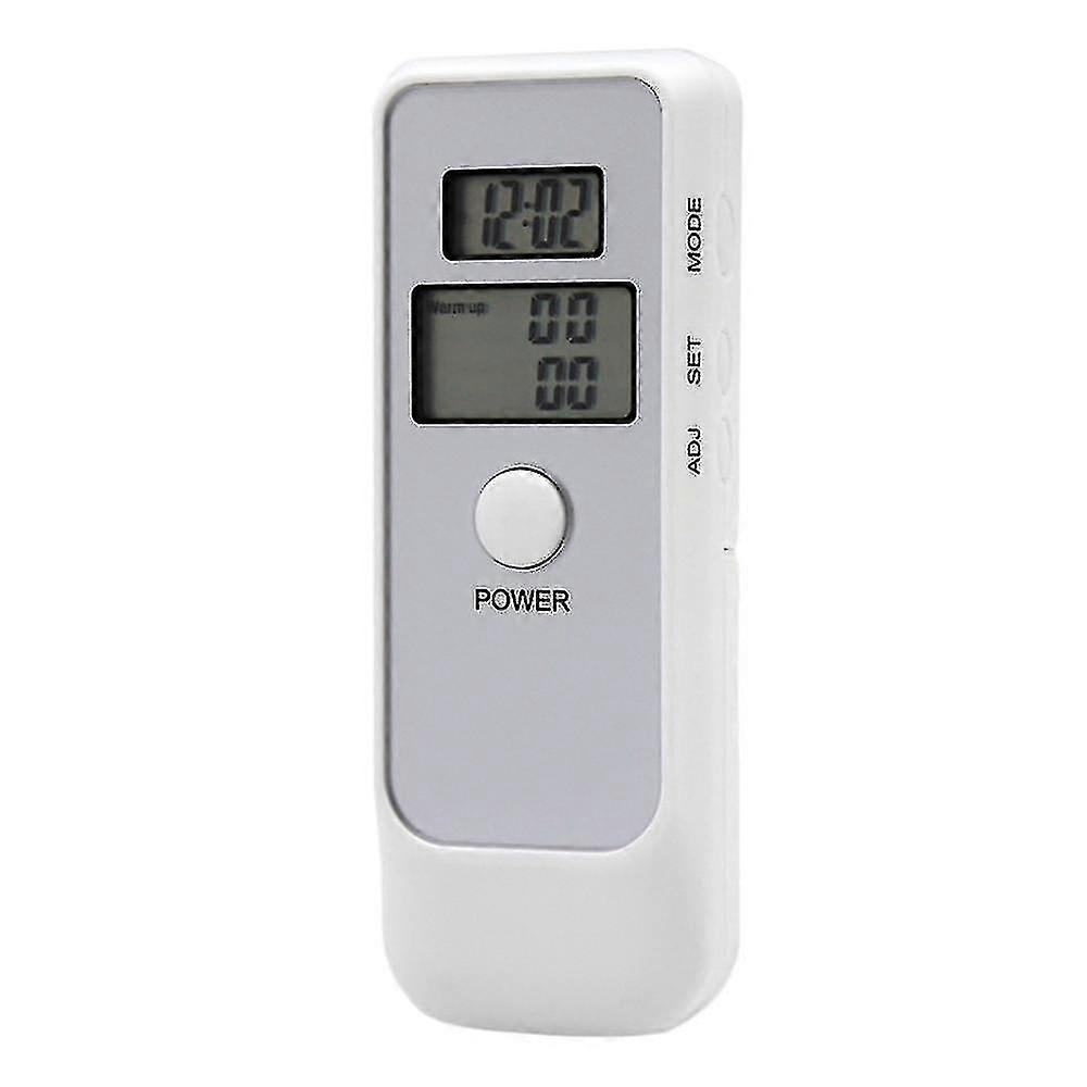 Alcoholímetro digital con reloj LCD