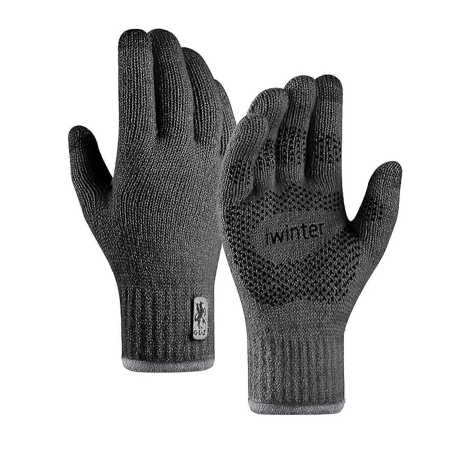 Winter Outdoor Plus Velvet Ζεστά Αντιολισθητικά Γάντια Ποδηλασίας Οθόνης
