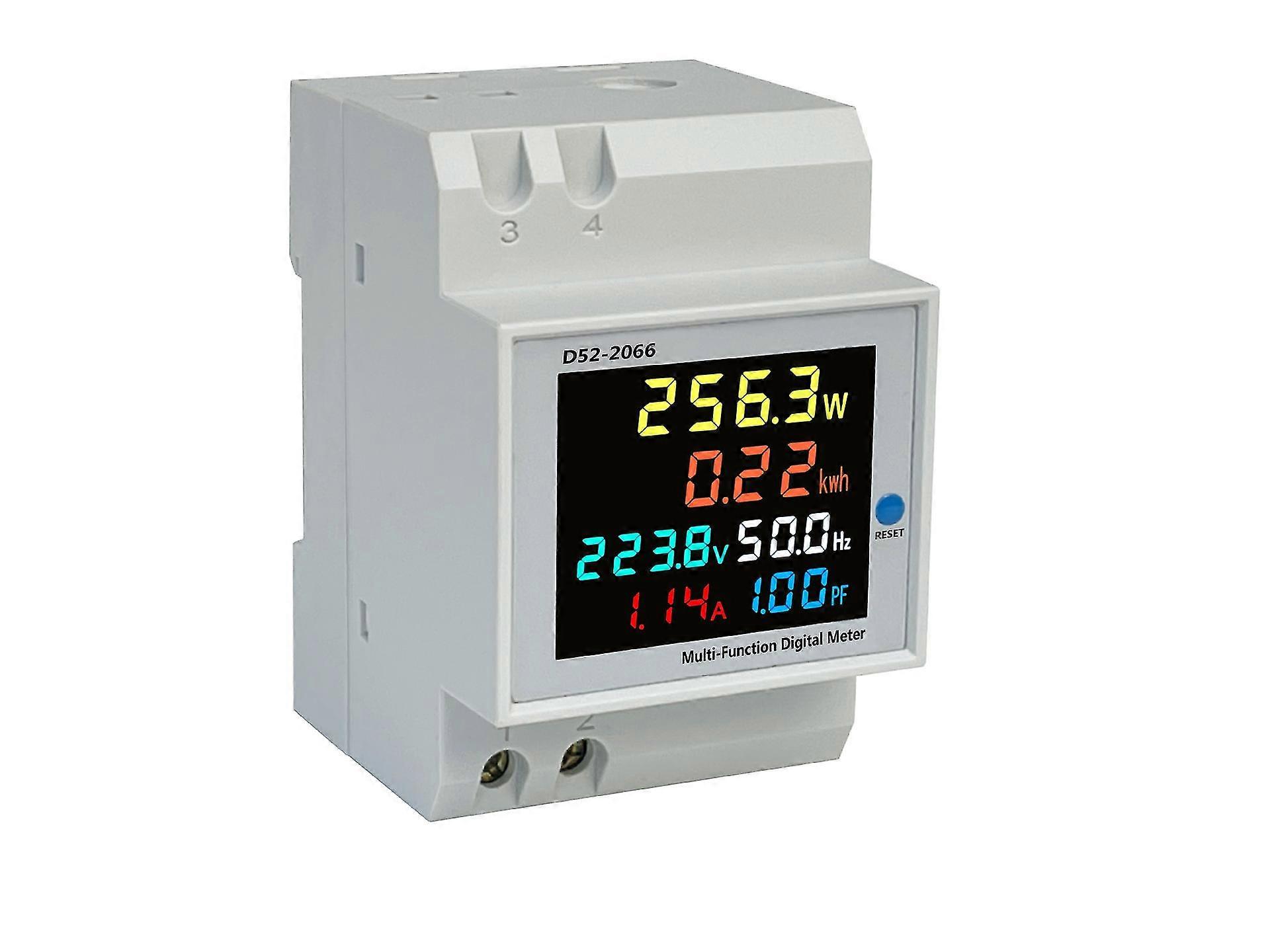 AC40-300V 100A Digital Energy Meter Single Phase Electricity Meter