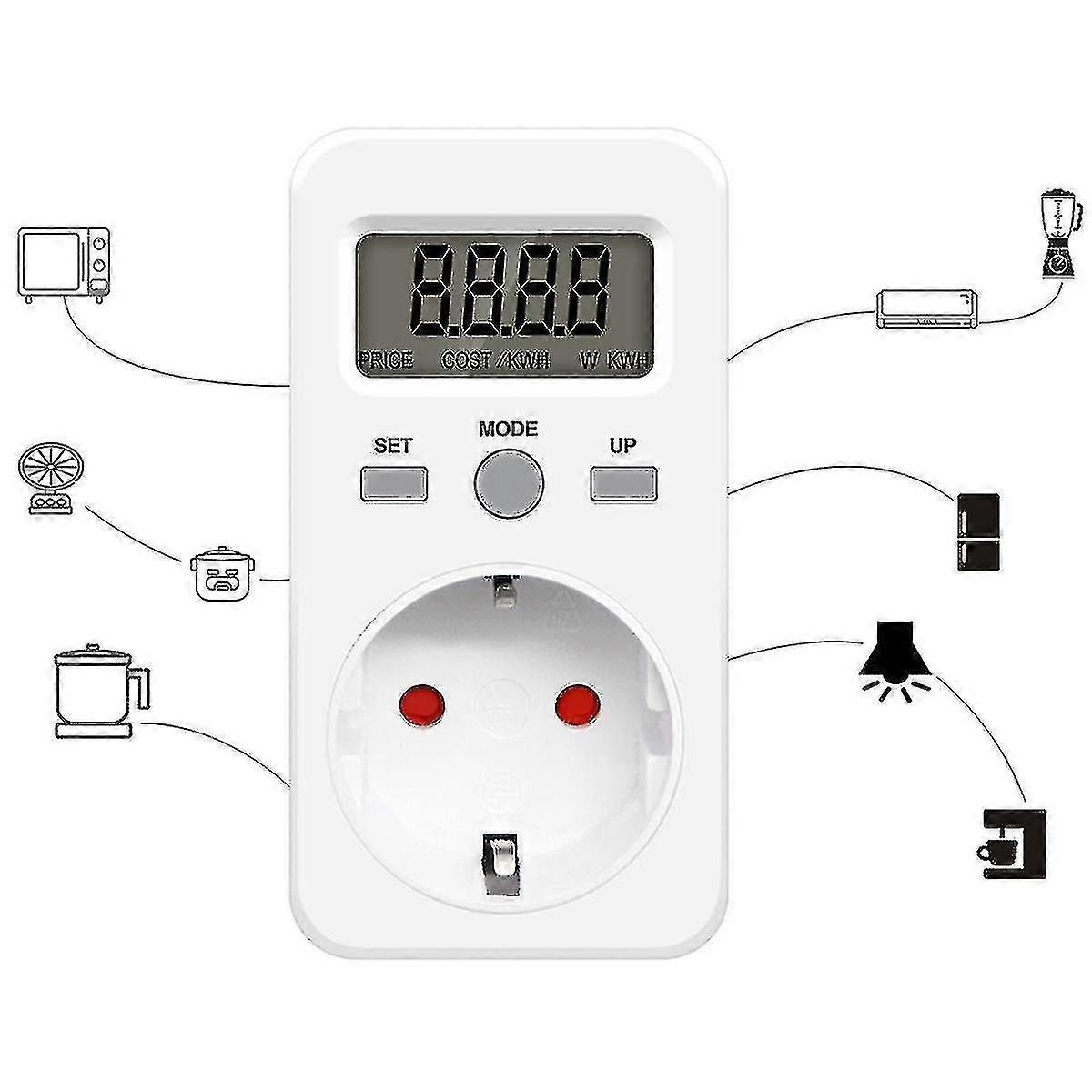 Energy Cost Meter Power Meter Power Meter Power Meter Socket 230v 16a