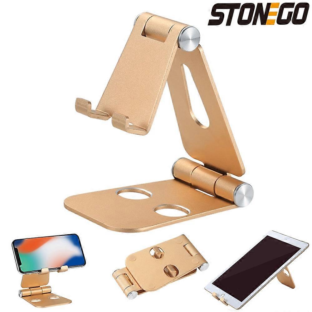 Adjustable Aluminum Stand for Mobile Phone Tablet Foldable Portable Desk Holder for Smartphone Tablet