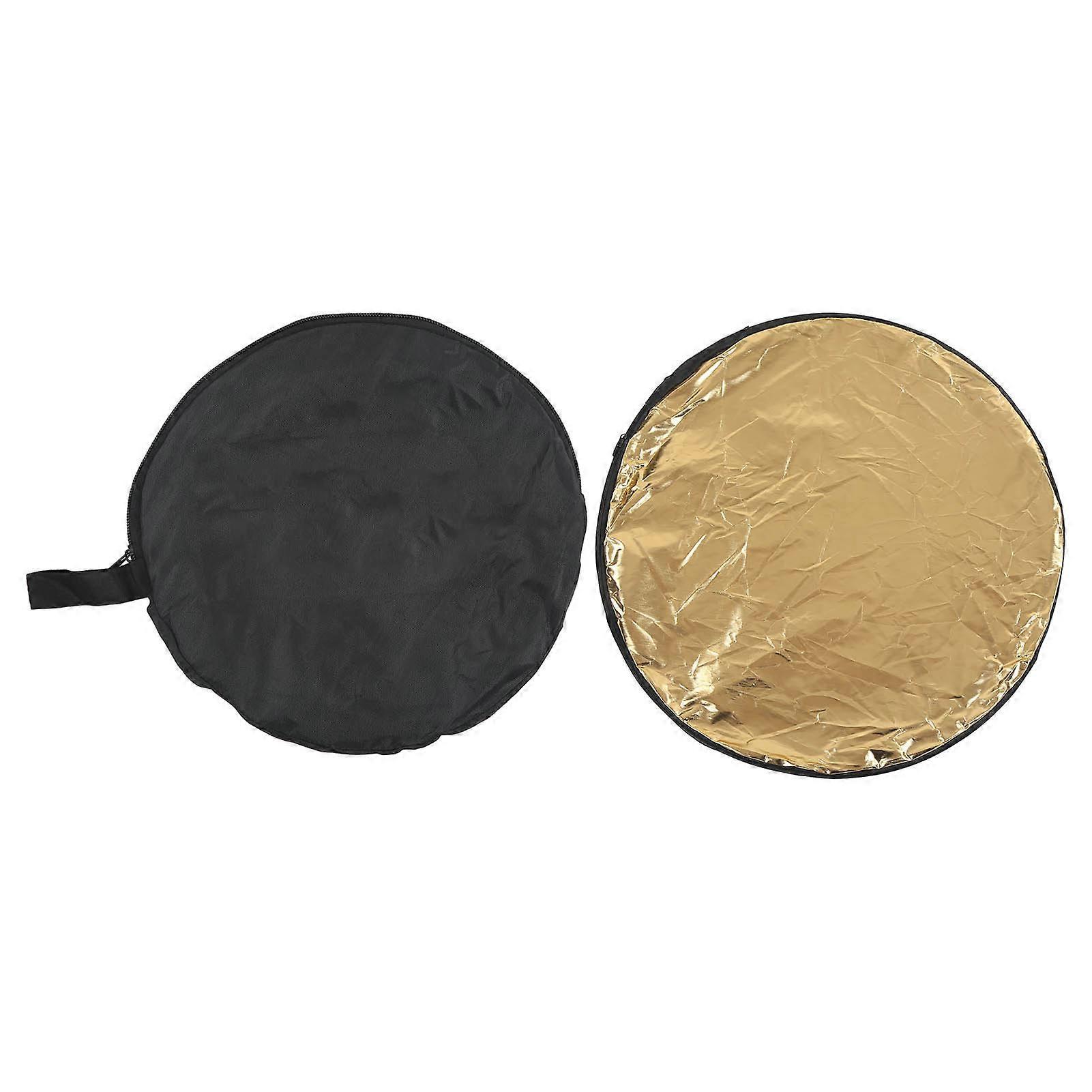 PULUZ 5 in 1 Light Reflectors with Translucent Silver Gold White and Black Collapsible Multi Portable Reflector for Photography 110cm / 43.3in