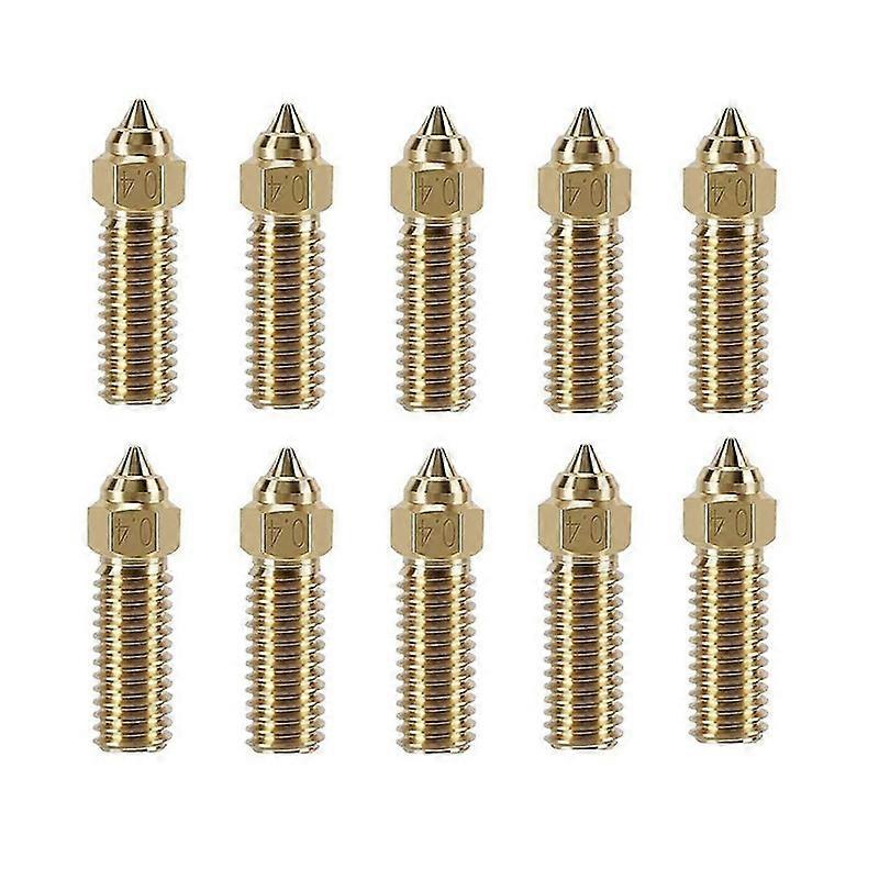 10 قطع K1 النحاس فوهات كيت ، طابعة 3D 10 قطع عالية السرعة 0.4mm فوهات كيت ل K1 ، K1 ماكس