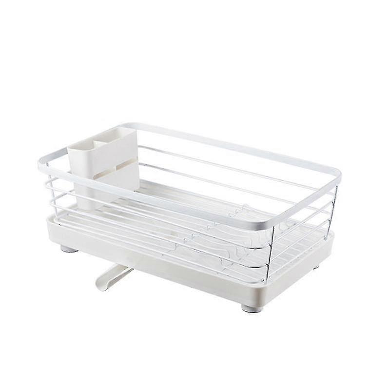Small Kitchen Dish Rack Sink Drain Basket for Easy Cleaning