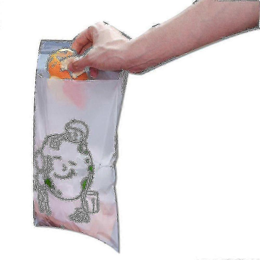 60 stk bil søppelpose, selvklebende søppelpose engangs bil søppelsekker