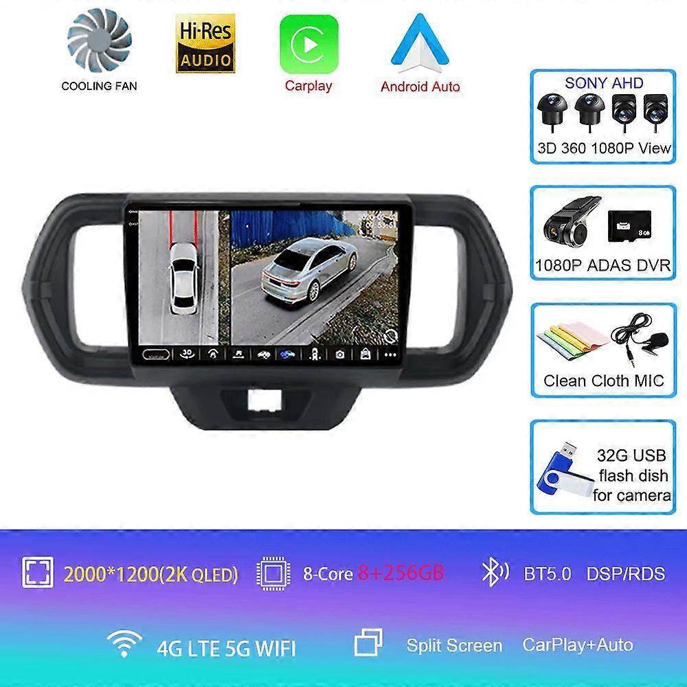 Toyota Step III 3 2016 - 2021 Rhd Android 14 Multimedya Kablosuz Carplay 5g Wifi Bt Gps Navigasyon ile Araç Radyosu