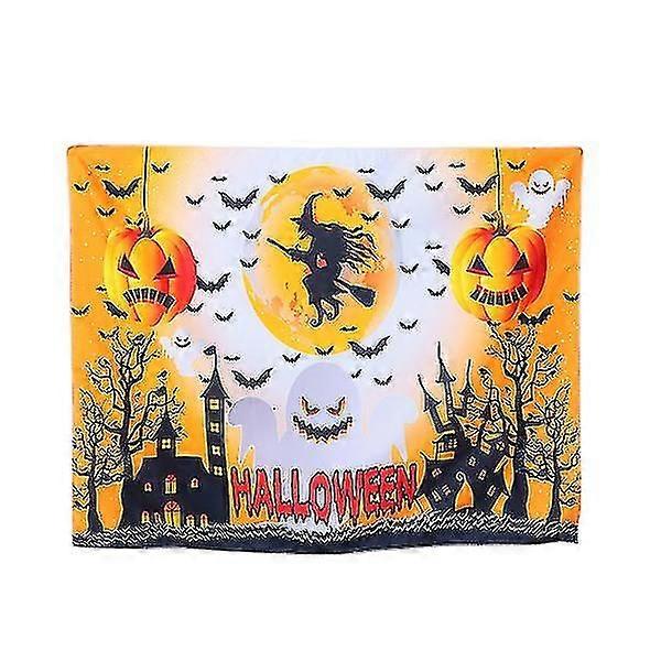 ハロウィーンウォールハンギングカーペットパンプキン城背景ハロウィーンハンギングクロス