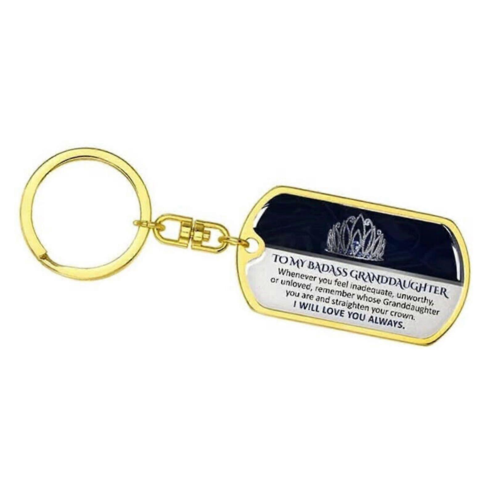 Keepsake for Granddaughter Keychain For Daughter