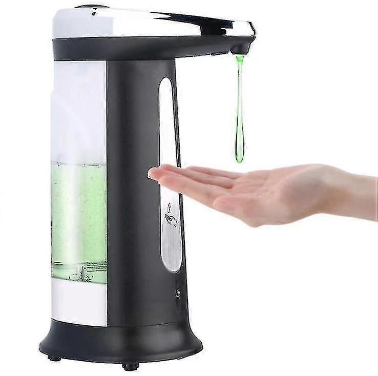 400ml Premium Touchless Battery Operated Electric Automatic Soap Dispenser W/adjustable Soap Dispensing Volume Control Dial