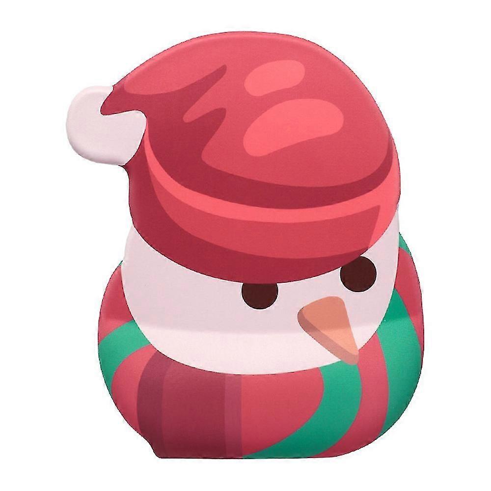 Silica Gel Mouse Pad With Wrist Support,ergonomic Mouse Pad,non-slip For Home,office - Xmas Snowman
