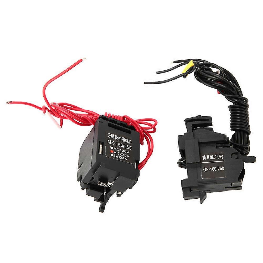 CDM3 MX+OF-160/250 Auxiliary Contact Shunt Tripper Shunt Release Accessory for Circuit Breaker
