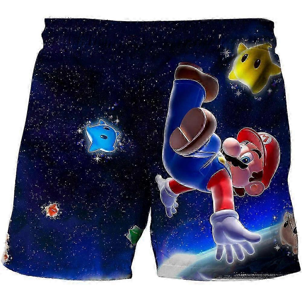 2024 Kids Boys 3d Bro Swim Shorts Swimming Trunks Swimwear Beach Pool Surf Mesh