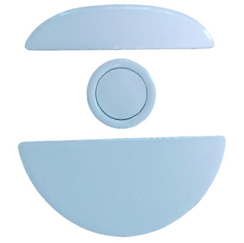 Mouse Foot Stickers Ice Board Replacement ice Curved Edge Smooth Foot Stickers Accessories for AJAZZ AJ199 (AJ199 White Control Panel)